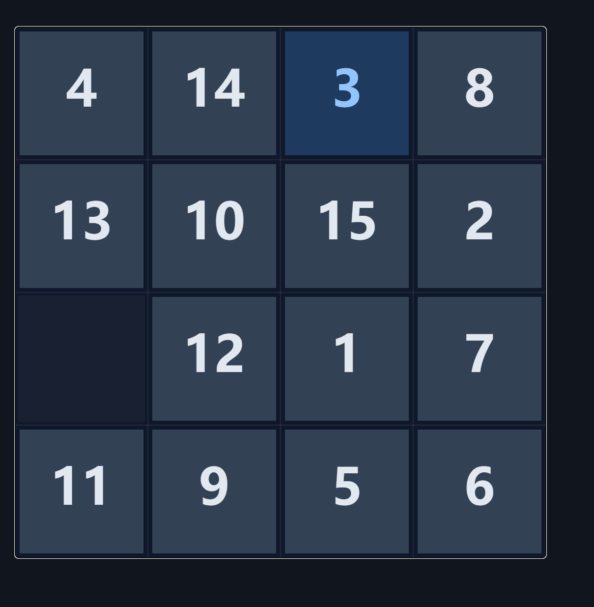 数字拼图